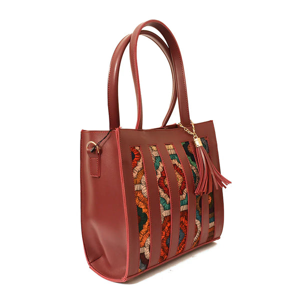 Casual hand bag Maroon